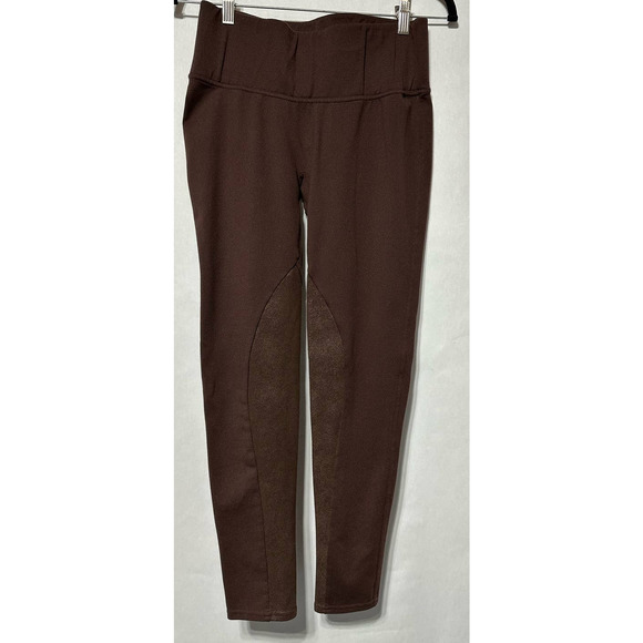Spanx Brown Leggings with Calf inseam‎ Sparkle Insert - Picture 1 of 6